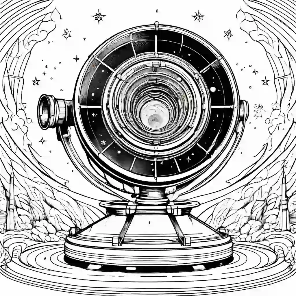 Magic Telescope coloring pages